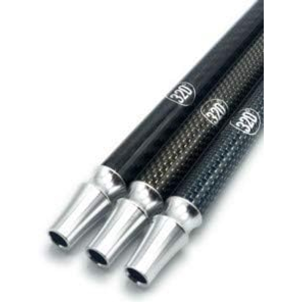 320° Hookah Shisha Carbon Handle Mouthpiece and Silicone Hose Pipe Set (Black Carbon) - Nicotine Free - Image 3