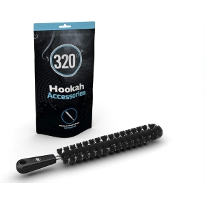 320° Hookah Shisha Stiff Bowl Base Brush - Black