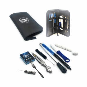 320º Hookah Cleaning Kit – Portable Shisha Travel Accessories Set with Brushes, Tongs, Poker, Fork, and Playing Cards – Ideal Hookah Cleaner & Travel Case