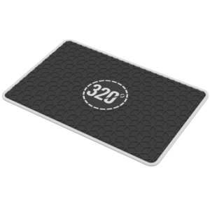 320° XL Drying Mat & Floor Protector - 600 x 400mm - Black & White