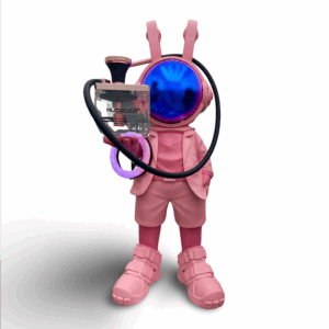 Astrobear R (Astronaut Shisha)-Pink