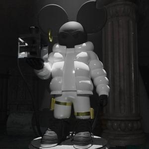 Dripbear - Mat White/Gold